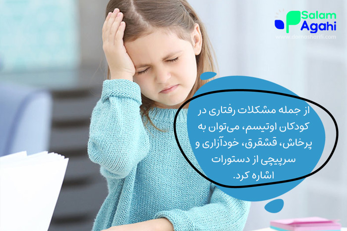 مشکلات رفتاری کودکان اوتیسم