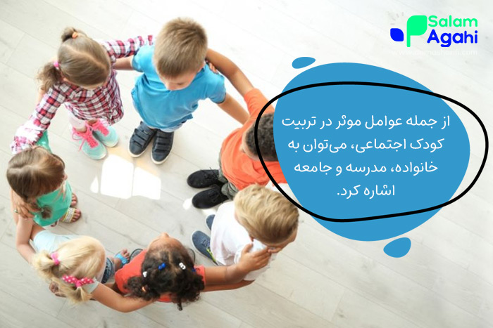 عوامل مؤثر در تربیت کودک اجتماعی