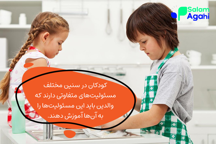 آموزش مسئولیت پذیری به کودکان؛ مسئولیتهای کودک در سنین مختلف