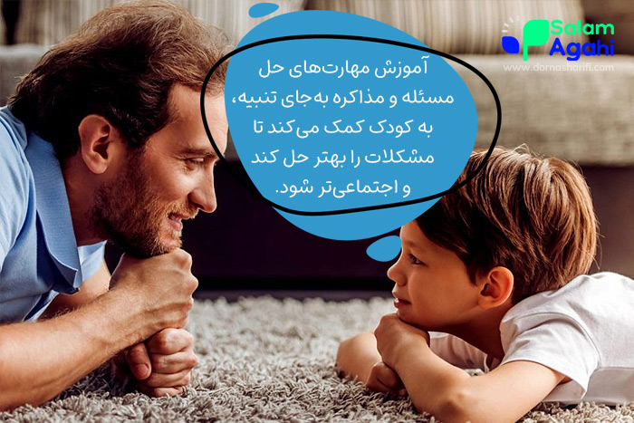 آموزش مهارتهای حل مسئله و تعارض بهجای کتک زدن بچه