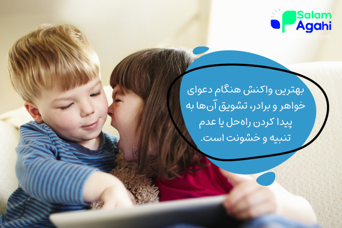 هنگام دعوای فرزندانمان چه واکنشی داشته باشیم؟