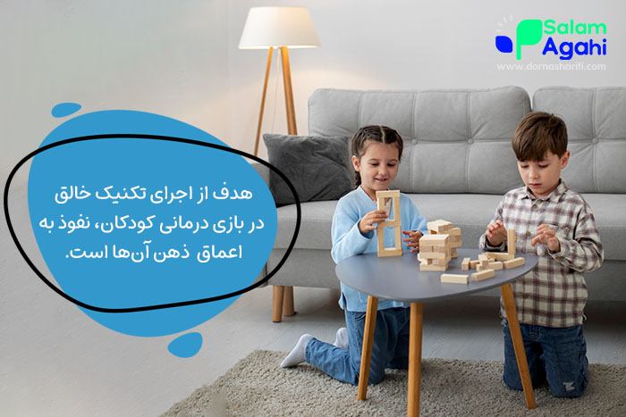 چند نمونه بازی درمانی کودکان جنبه تخیلی دارند.