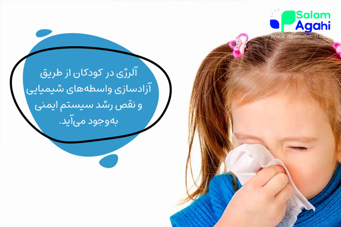آلرژی در کودکان چگونه رخ میدهد؟