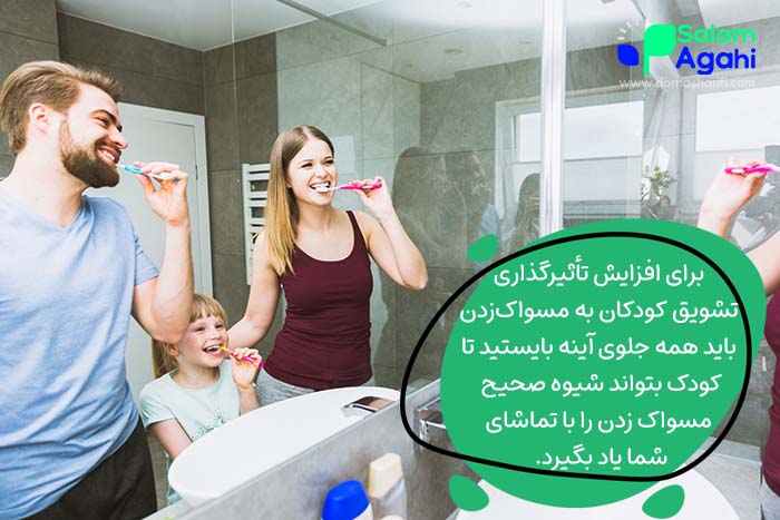 چطور کودکتان را به مسواک زدن تشویق کنید؟