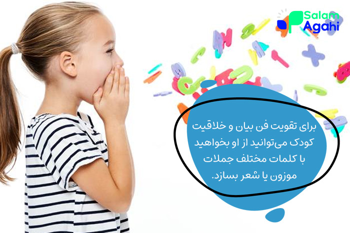 تقویت فن بیان کودکان با ساخت شعر و جملات موزون