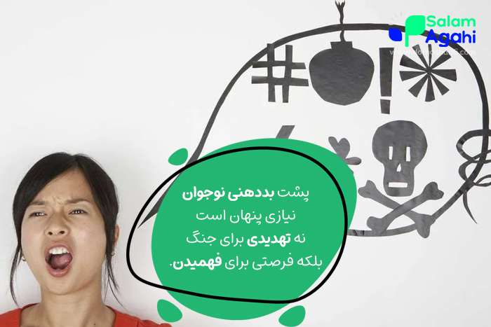 نحوه برخورد با بد دهنی نوجوان